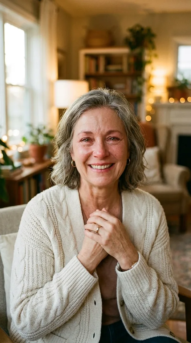 A smiling mother, the reason that appears instead of the app